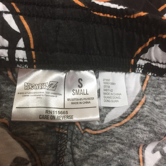 NWT Dragon Ball Z Pajama Lounge Pants S M Men - Picture 6 of 8